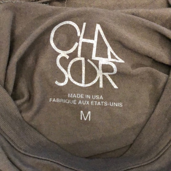 Chaser Graphic LOVE Dark Gray Cut Out Tee M - Picture 12 of 14